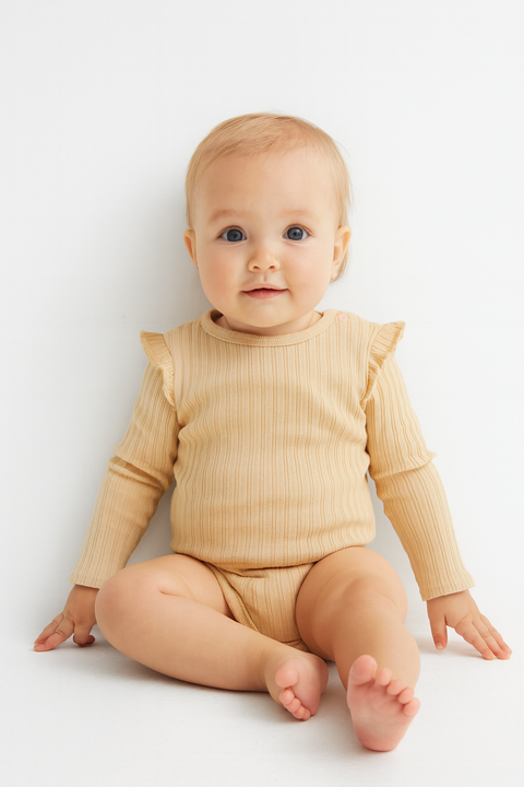 Sinsay Baby Girl's Beige Bodysuit | Sinsay In Lebanon