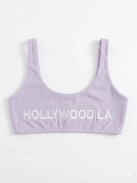 Zara Women's Purple Crop Top | Zara In Lebanon
