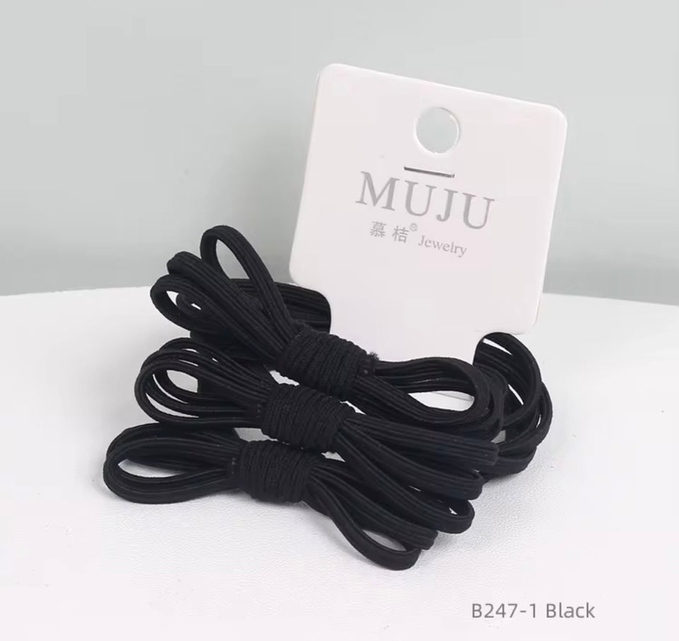 Muju Set Of colorful fashionElastic Hair Ties|Muju In Lebanon