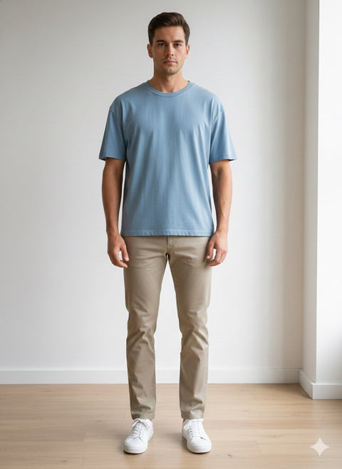 Only & Sons Men's Khaki Slim Fit  Chino Trouser| Only & Sons In Lebanon