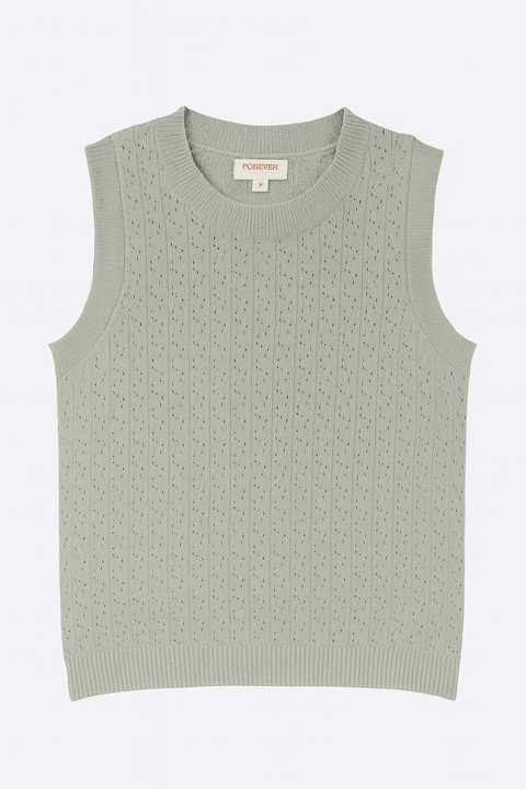 POMPdeLUX Girl's Dusty Mint Maggie Knit Top| POMPdeLUX in Lebanon