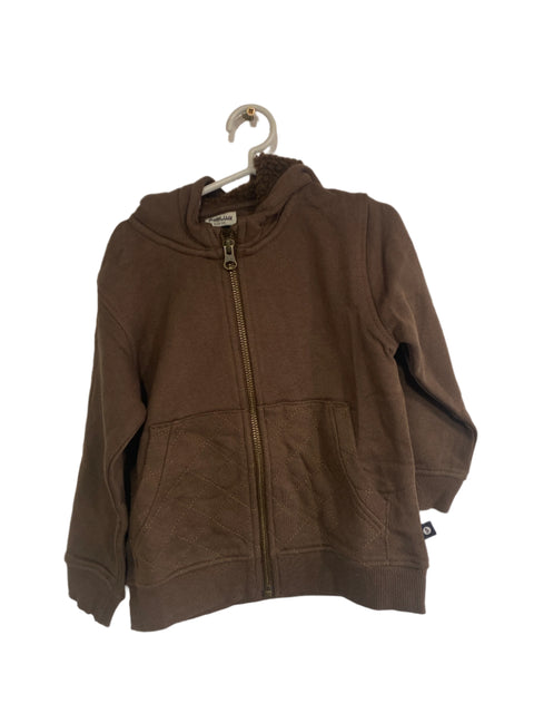 POMPdeLUX Girl's Brown Zippered Jacket  |POMPdeLUX in Lebanon