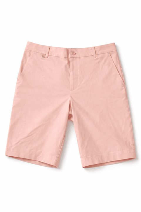 Lauren Ralph Lauren Women's Pink Opal Mid-Rise Slim Shorts | Lauren Ralph Lauren in Lebanon