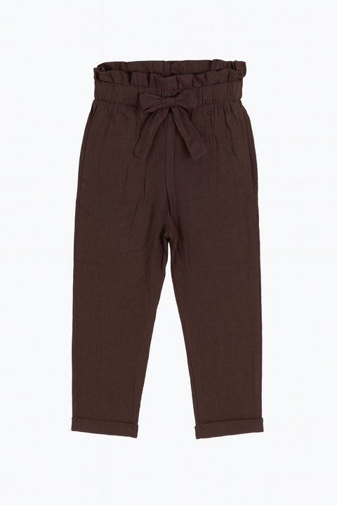 POMPdeLUX Girl's Dark Purple Becky Lt Trousers |POMPdeLUX in Lebanon