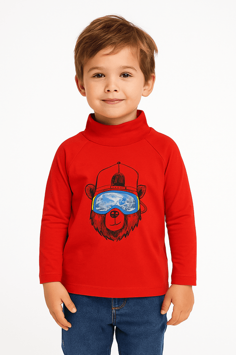 S.Oliver Boy's Red Long-Sleeve Blouse |S.Oliver in Lebanon