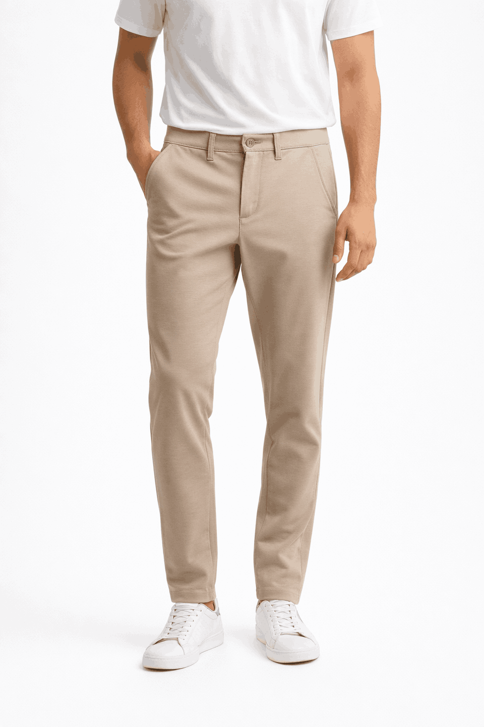 Celio Men's Light Beige Pants | Celio in Lebanon