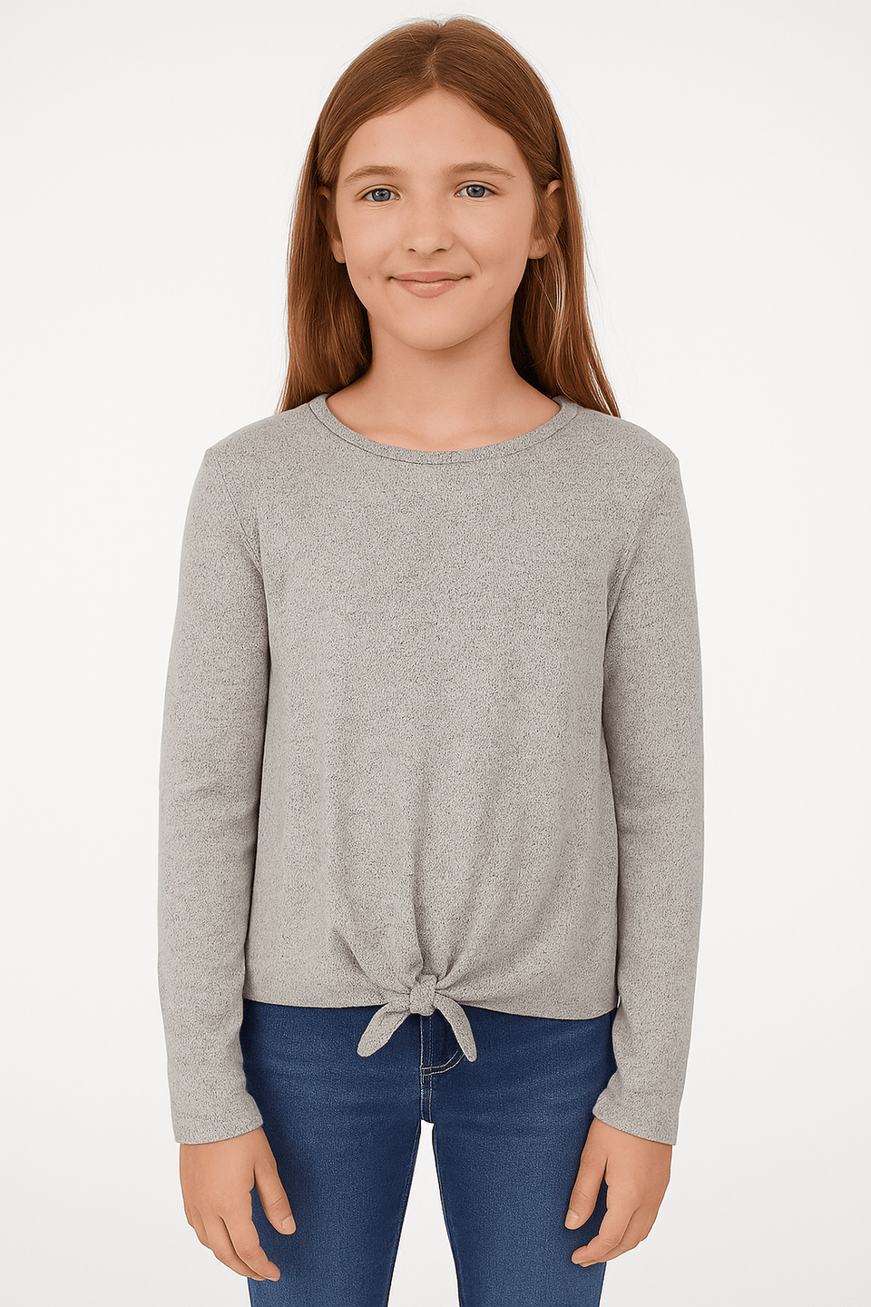 S.Oliver Girl's Grey Long-Sleeve Blouse |S.Oliver in Lebanon