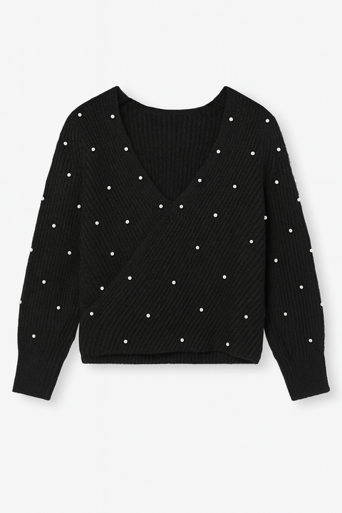 LeGer Women's Black Wool Blouse | LeGer In Lebanon