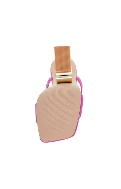 Steve Madden Women's Fuchsia Suede Lotus Heeled Sandal |Steve Madden In Lebanon
