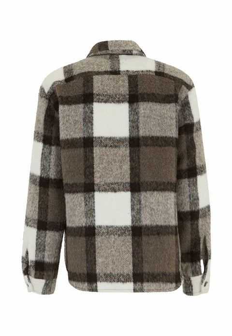 Jack & Jones Men's Multi-Beige Blanorth Check Shacket | Jack & Jones In Lebanon
