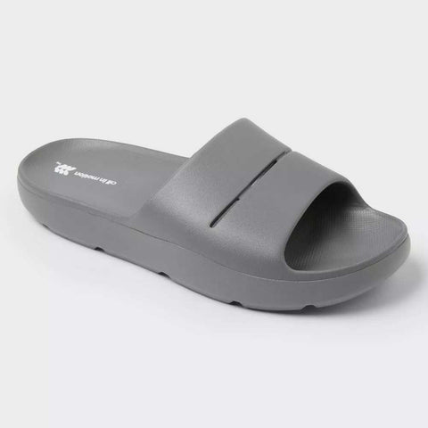 All In Motion Men's Gray Archie Recovery Slide Slipper | All In Motion In Lebanon