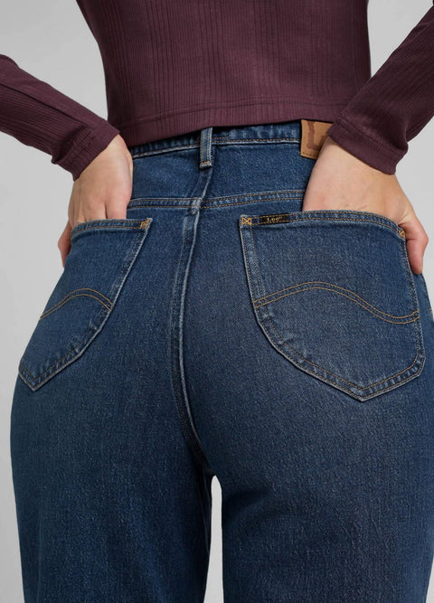 Lee Women's Dark Blue Ultra High Waist Jeans | Lee In Lebanon