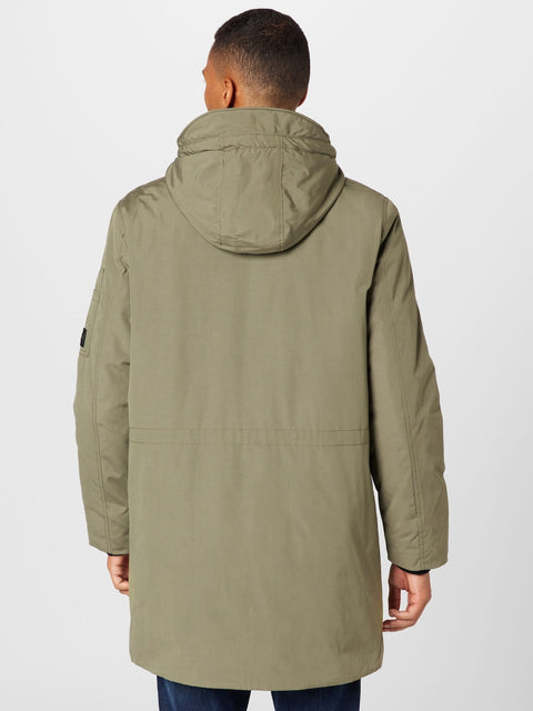 Tom Tailor Men's Olive Green Hooded Jacket | Tom Tailor In Lebanon