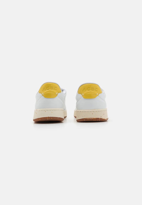 ACBC Women's White & Yellow Evergreen Nature Sneakers |ACBC In Lebanon