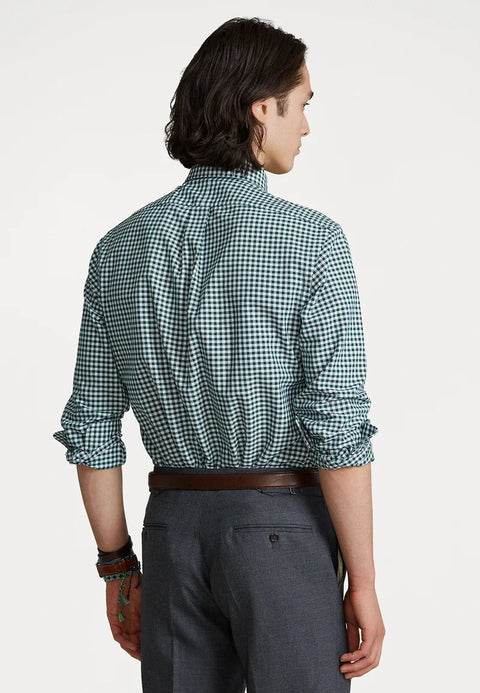 Polo Ralph Lauren Men's Green & White Classic-Fit  Shirt | Polo Ralph Lauren In Lebanon