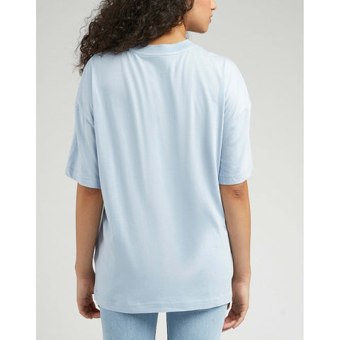 Lee Women's Light Blue Relaxed T-Shirt | Lee In Lebanon