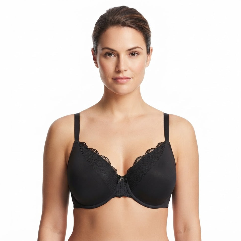 Maidenform Women's Black Comfort Devotion Underwire Full Coverage Bra