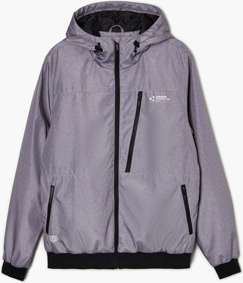 Cropp Men's Gray Hooded Jacket |Cropp In Lebanon