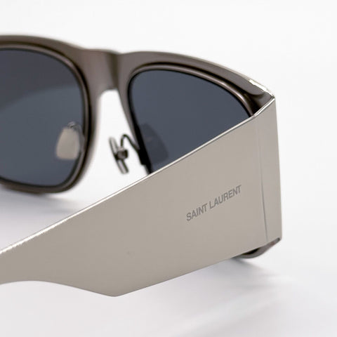 Saint Laurent Men's Silver Square Sunglasses | Saint Laurent In Lebanon