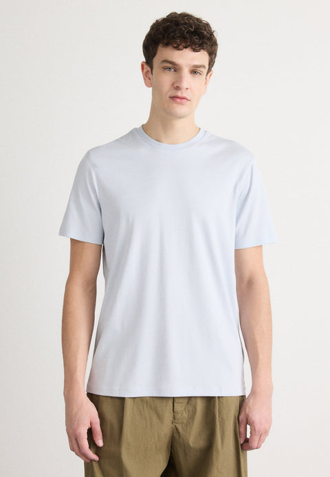 Calvin Klein Men's Light Blue Supima Basic Plain T-Shirt | Calvin Klein In Lebanon