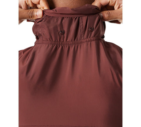 Bass Outdoor Men's Rum Raisin Reg-Fit Convertible Hood 1/4-Zip Sweatshirt | Bass Outdoor In Lebanon