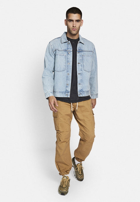 Rebel Men's Khaki Cargo Jogger | Rebel In Lebanon