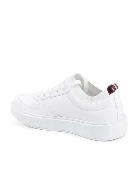 V Italia By Versace Men's White SNK 002 Sneakers | V Italia In Lebanon