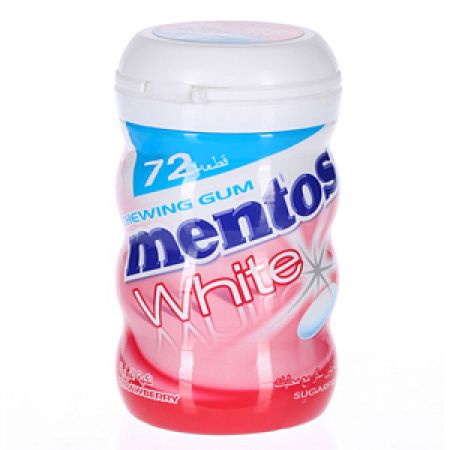 Mentos White Spearmint Chewing Gum 72 Pieces | Mentos In Lebanon