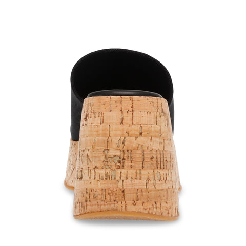 Steve Madden Women's Black Live Wire Wedge Sandal | Steve Madden In Lebanon