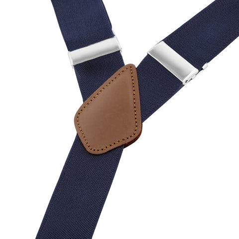 Trendhim Men's Wide Navy Blue Convertible Suspenders |  Trendhim in Lebanon