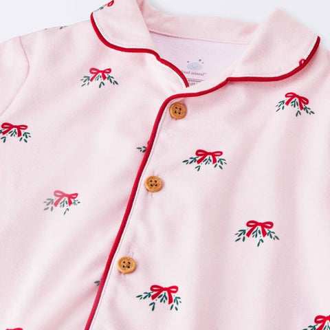 Cloud Island Baby Girl's Pink Long Sleeve Brushed Jersey Coat Pajama Set | Cloud Island In Lebanon