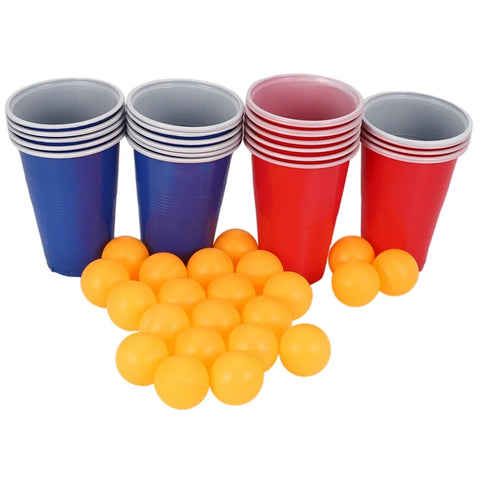 beer pong set 24 cups and 24 balls 48-TLG AM7