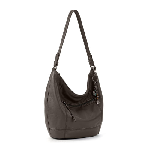 The Sak Women's Dark Gray Leather Sequoia Hobo Shoulder Bags | The Sak In Lebanon