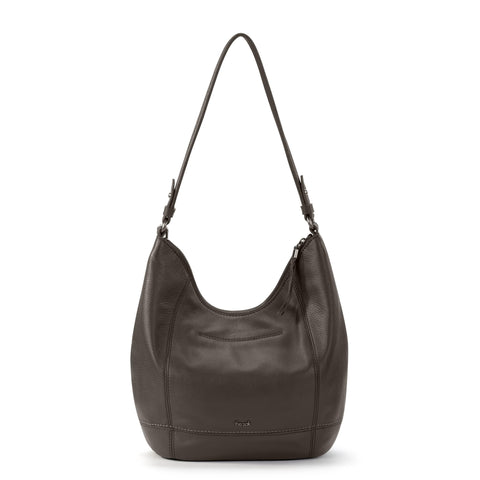 The Sak Women's Dark Gray Leather Sequoia Hobo Shoulder Bags | The Sak In Lebanon