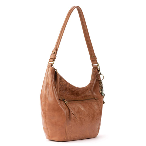 The Sak Women's Brown Leather Sequoia Shoulder Bag|The Sak In Lebanon