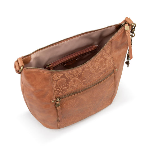 The Sak Women's Brown Leather Sequoia Shoulder Bag|The Sak In Lebanon
