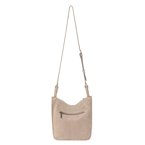 The Sak Women's Beige Suede Los Feliz Crossbody Bag | The Sak In Lebanon