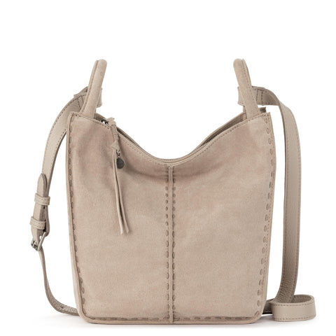 The Sak Women's Beige Suede Los Feliz Crossbody Bag | The Sak In Lebanon