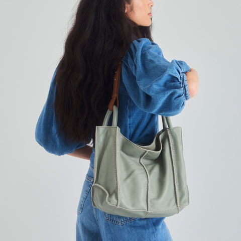 The Sak Women's Green Los Feliz Tote Bag  |The Sak in Lebanon