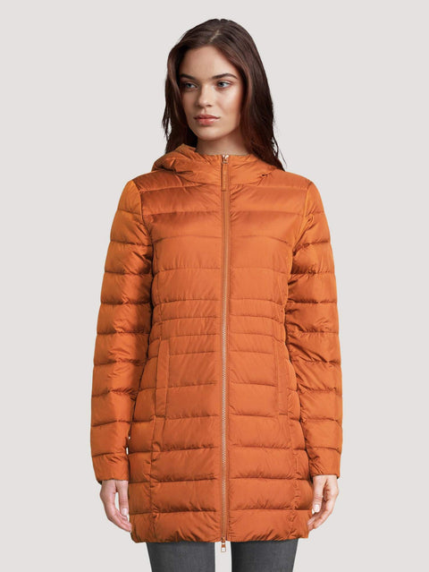 Tom Tailor Women's Brown Quilted Transitional Jacket|Tom Tailor In Lebanon