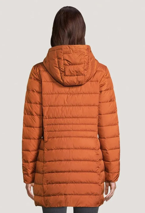 Tom Tailor Women's Brown Quilted Transitional Jacket|Tom Tailor In Lebanon