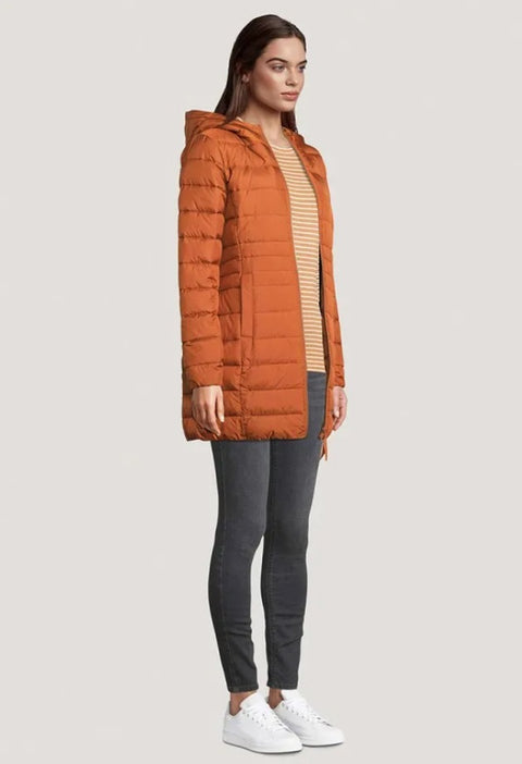 Tom Tailor Women's Brown Quilted Transitional Jacket|Tom Tailor In Lebanon