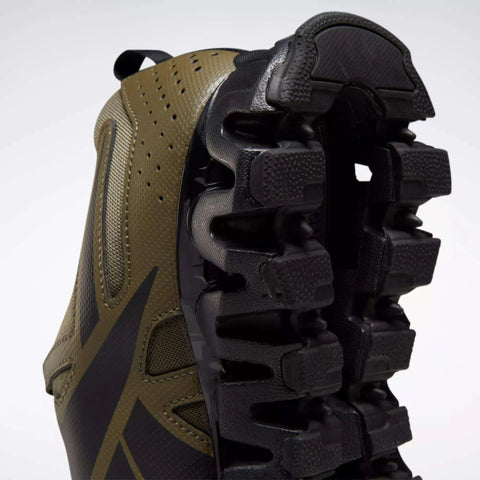Reebok Men's Black & Khaki Green ZigWild Trail 6 Sneakers | Reebok In Lebanon