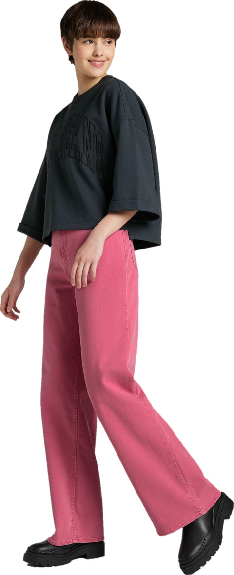 Lee Women's Pink Ultra High Waist Stella A Line Jeans | Lee In Lebanon