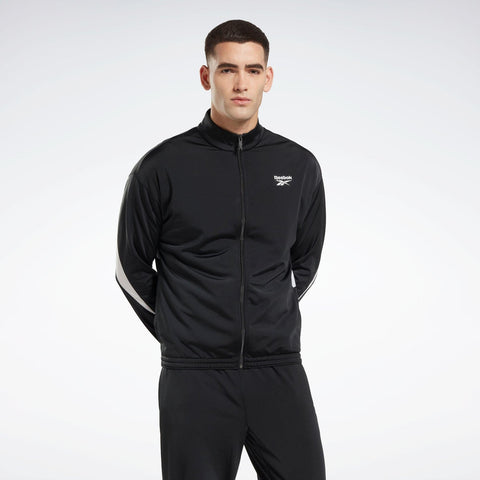 Reebok Men's Navy Identity Vector Knit Track Jacket | Reebok In Lebanon