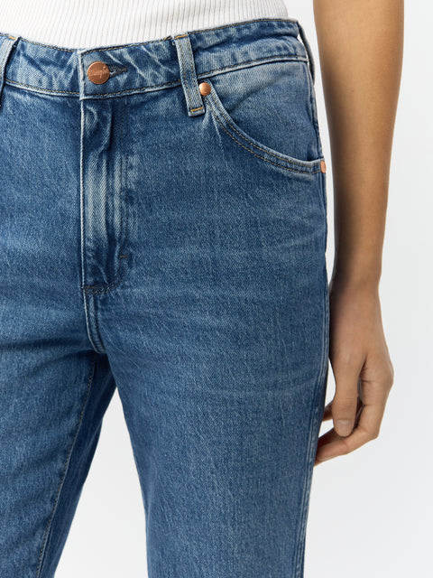 Wrangler Women's Blue Kylie Westward 626 High Rise Bootcut Jeans | Wrangler In Lebanon