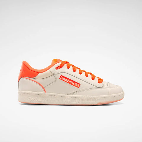 Reebok Unisex Off White & Coral Club C Classics Sneakers | Reebok In Lebanon