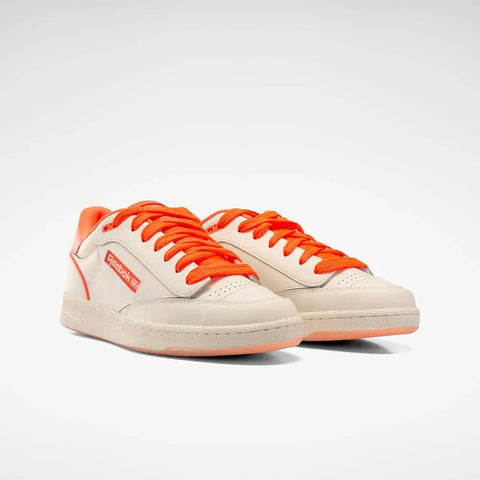Reebok Unisex Off White & Coral Club C Classics Sneakers | Reebok In Lebanon