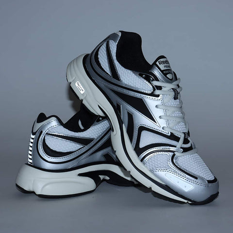 Reebok Unisex Metallic Silver & Black Premier Road Plus 6 Sneakers | Reebok In Lebanon