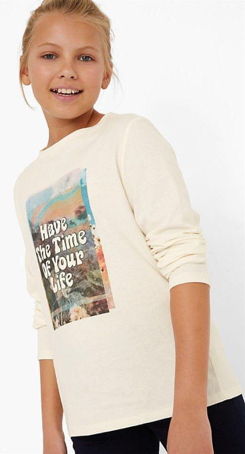 S.Oliver Girl's White Long-Sleeve Blouse |S.Oliver in Lebanon